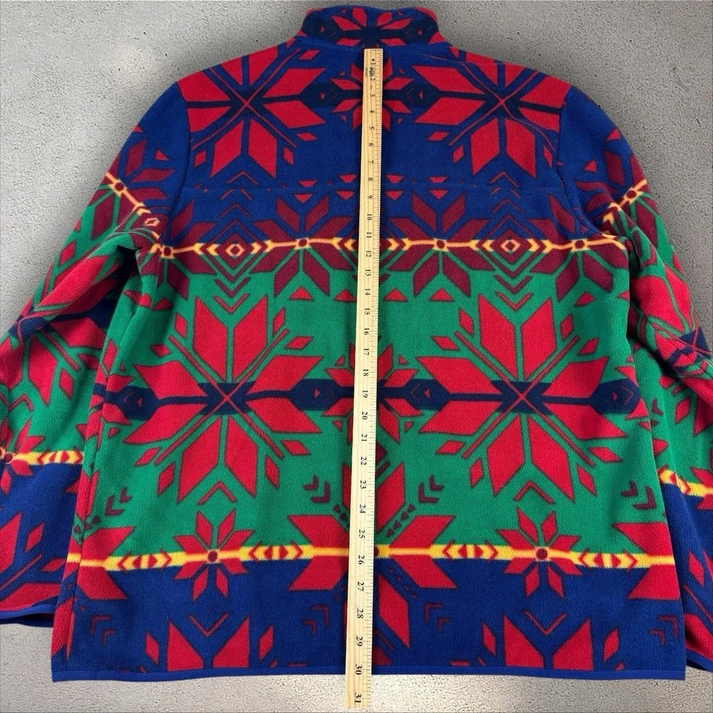 Polo Ralph Lauren‎ Pullover Fleece Aztec Snowflake Sun Valley Expedition XL NWT - Picture 4 of 5